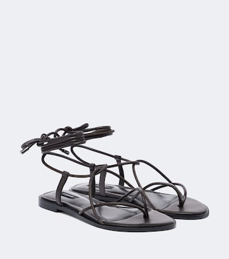 Odine leather thong sandals | A.Emery
