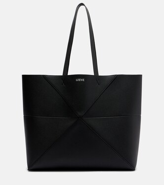 Tote Bag Puzzle Fold Large aus Leder | Loewe