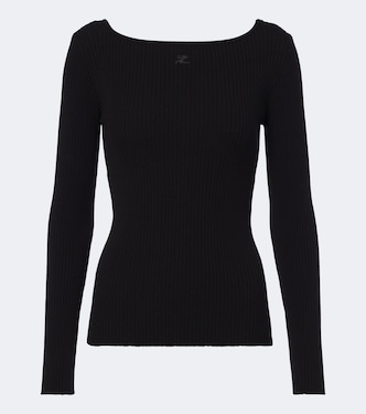 Ribbed-knit sweater | Courrèges