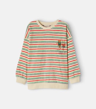 Itty striped cotton terry sweatshirt | Konges Sløjd
