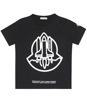 T-shirt imprimé en coton | Moncler Enfant