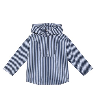 Striped poplin top | Il Gufo