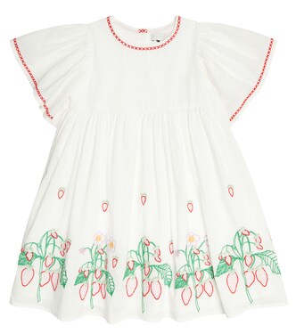 Embroidered cotton dress | Stella McCartney Kids