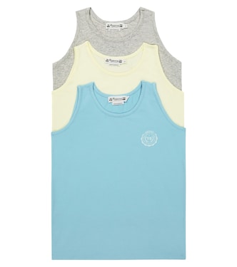 Athis set of three cotton-blend tank tops | Bonpoint