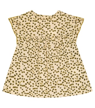 Floral cotton dress | Bonpoint