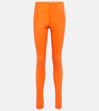 High-Rise-Hose Maggie aus Leder | Stouls