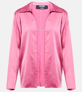 La Chemise Notte satin shirt | Jacquemus