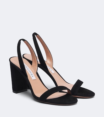 So Nude 85 suede sandals | Aquazzura