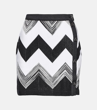 Minifalda de punto en zigzag | Missoni