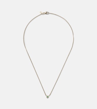 Collier Nesting Gem en or 18 ct et émeraude | Octavia Elizabeth