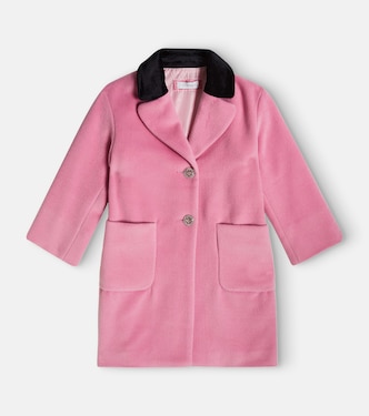 Manteau en velours à ornements | Monnalisa
