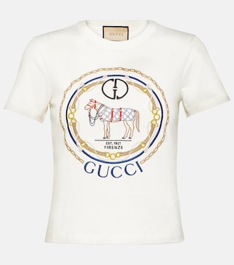 T-shirt in jersey Interlocking G | Gucci