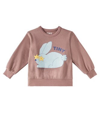 Rabbit printed cotton sweatshirt | Tinycottons