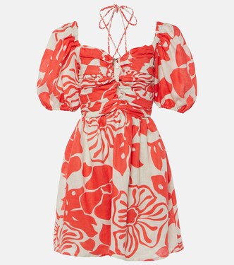 Robe Odelia en lin à fleurs | Faithfull