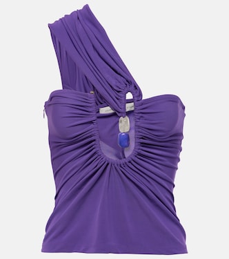 Helix cutout embellished jersey top | Christopher Esber