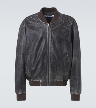 Veste bomber en cuir | Acne Studios