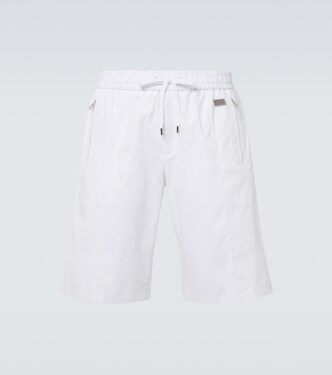 Cotton gabardine Bermuda shorts | Dolce&Gabbana