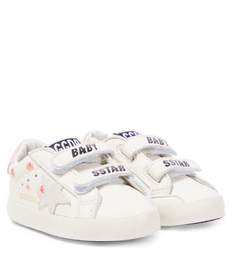 Baby School leather sneakers | Golden Goose Kids