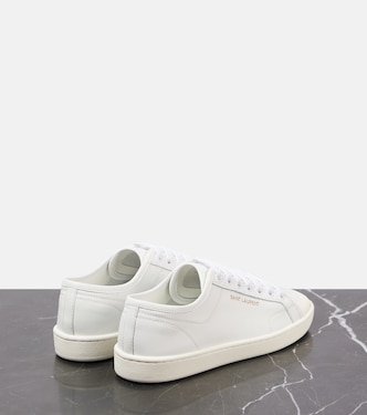 Gym leather sneakers in white - Saint Laurent | Mytheresa