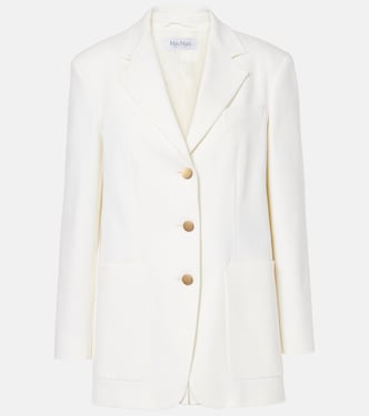 Single-breasted cotton drill jacket | Max Mara