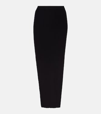 Sacriskirt ribbed-knit midi skirt | Rick Owens
