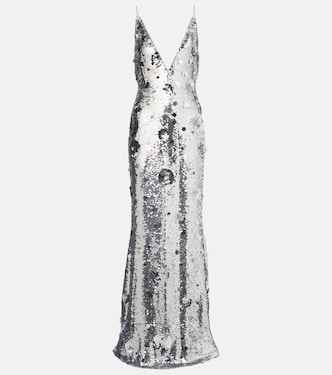 Robe longue Claudie à sequins | The New Arrivals Ilkyaz Ozel