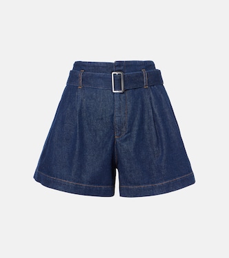 The Paper Bag belted denim shorts | Frame