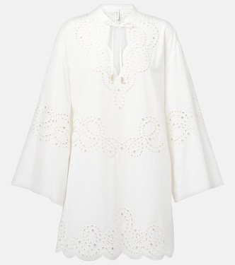 Robe Sarina à broderies anglaises | Simkhai