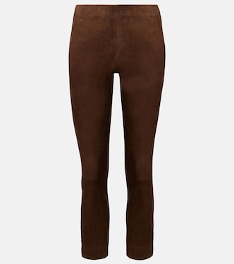 Pantalon slim en daim | Vince