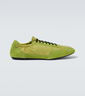 Collapse Re-Nylon and suede sneakers | Prada
