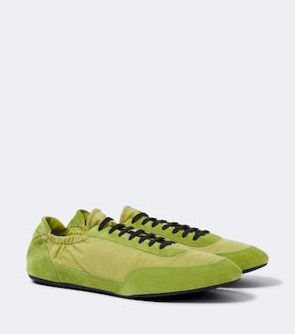 Sneakers Collapse aus Re-Nylon und Veloursleder | Prada
