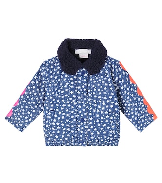 Baby Bedruckte Jeansjacke mit Teddyfleece | Stella McCartney Kids