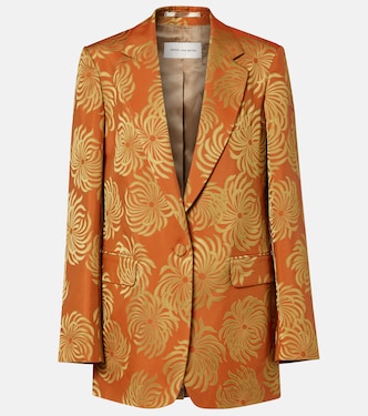 Blazer en jacquard à fleurs | Dries Van Noten