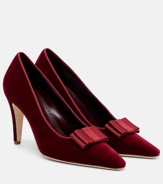 Reador 90 velvet pumps | Manolo Blahnik