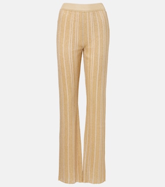 Zig Zag lamé straight pants | Missoni