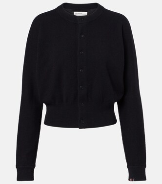 Blouson cashmere-blend cardigan | Extreme Cashmere