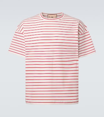 T-shirt in cotone a righe | Plan C