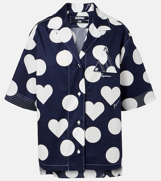 Marin polka-dot cotton poplin shirt  | Jacquemus