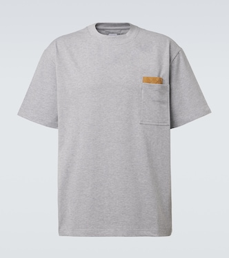 Intrecciato cotton-blend jersey T-shirt | Bottega Veneta