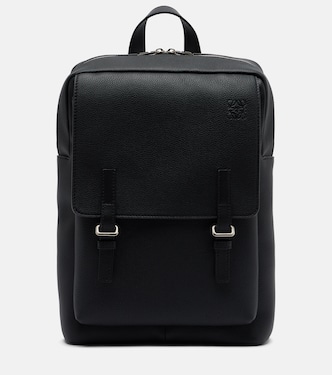 Military leather backpack | Loewe
