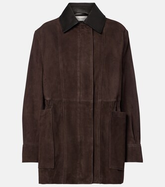 Jacke Grange aus Veloursleder | Nour Hammour