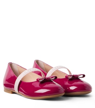 Ballerinas aus Leder | Dolce&Gabbana Kids