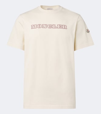 T-shirt en coton à broderie | Moncler
