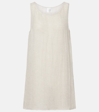 Stella sequined linen-blend minidress | Leset