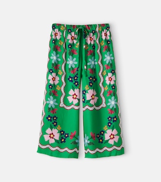 Floral wide-leg pants | Fábula