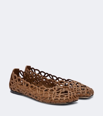 Ballerine Petal Anagram in pelle | Loewe