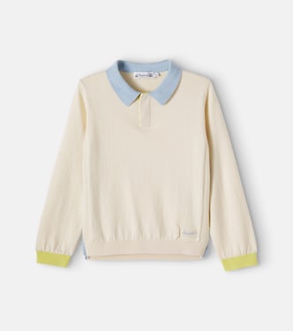 Polopullover Mae aus Baumwolle und Kaschmir | Bonpoint