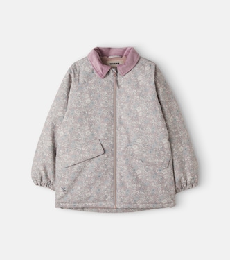 Cloudie floral technical jacket | Wheat