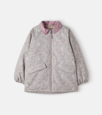 Cloudie floral technical jacket | Wheat