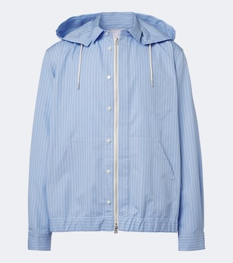 Veste en coton mélangé à rayures | Sacai